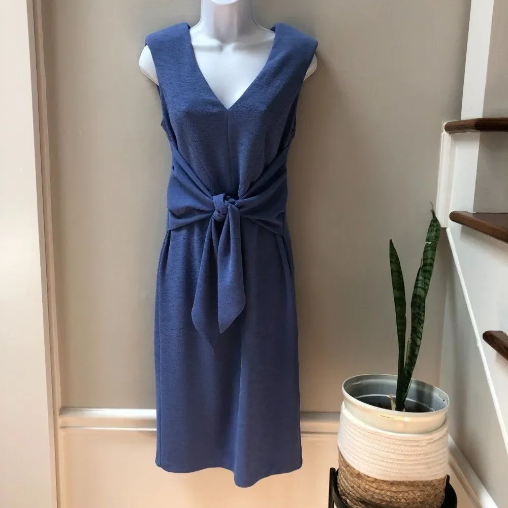 Adrianna Papell Women's‎ Rio Knit TIE Sheath Dress, Lavender Lake size 6 - Picture 2 of 8
